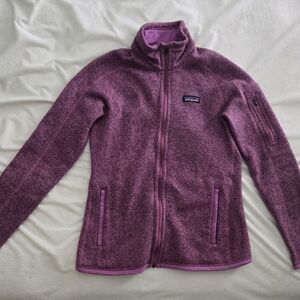 Patagonia Purple Full-Zip Fleece Jacket
